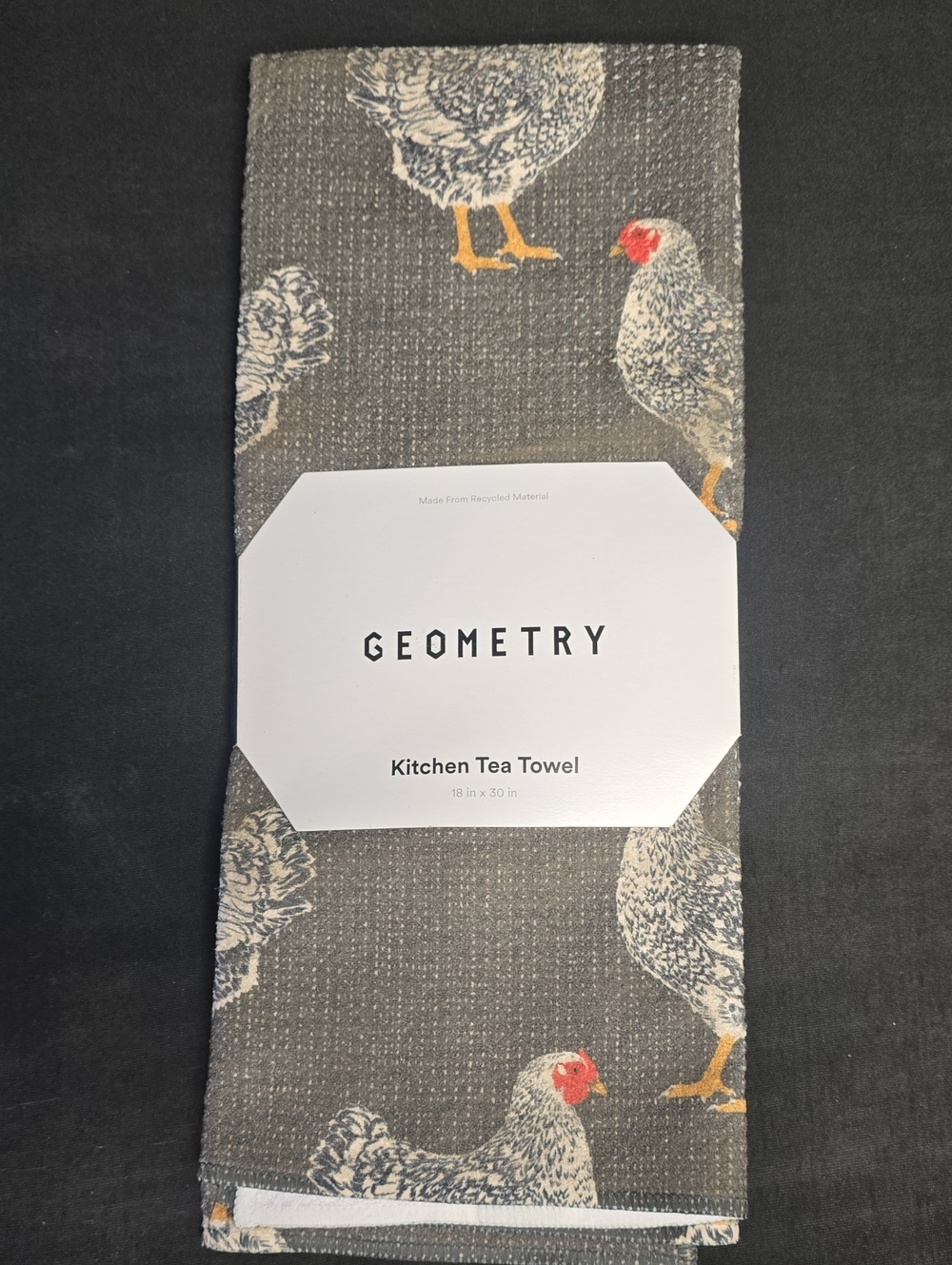 GEOMETEY KITCHEN TEA TOWEL- NWT